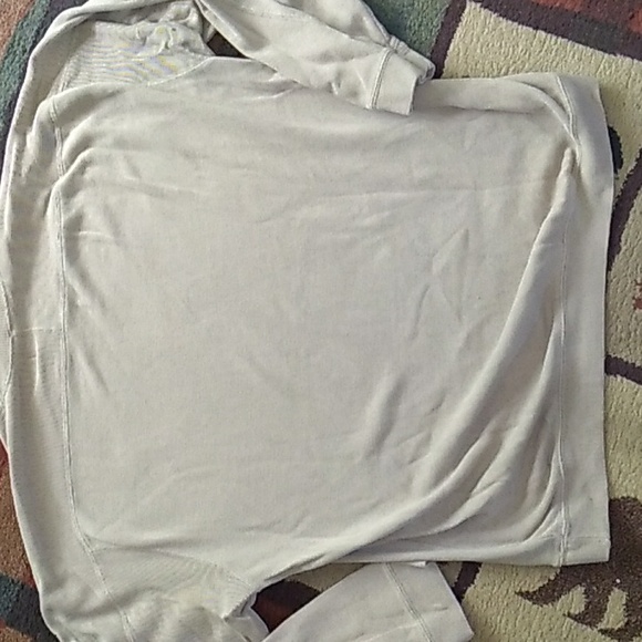 βοΈ Khaki 100% COTTON CREW KNIT SHIRT L - Picture 6 of 16